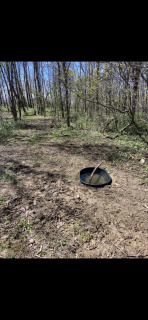 This waterhole is placed on the edge of a food plot within bow range of a nearby tree stand.